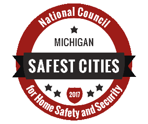 2017 Safest Cities  in Michigan