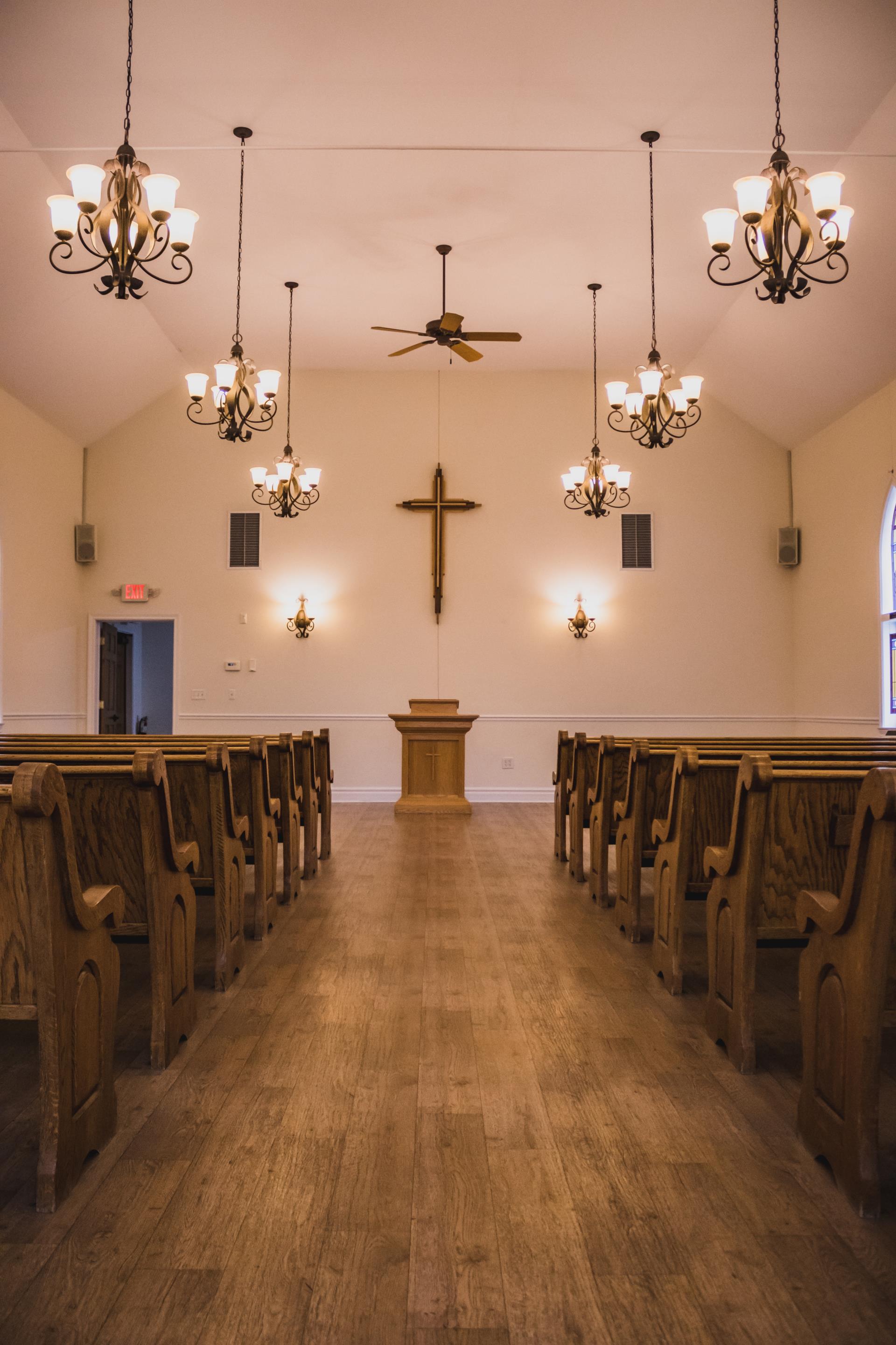 Hope Chapel aisle